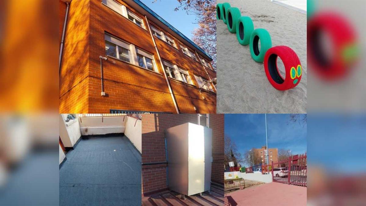 Se abordan nuevas tareas de adecuación de accesos, pintura, albañilería, fontanería, etcétera en más de una decena de colegios.