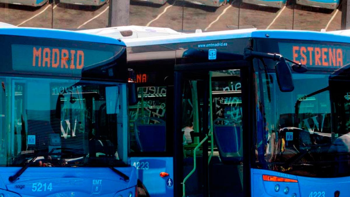 Por primera vez en la historia de Madrid, viajar en cualquier autobús de la EMT será gratuito