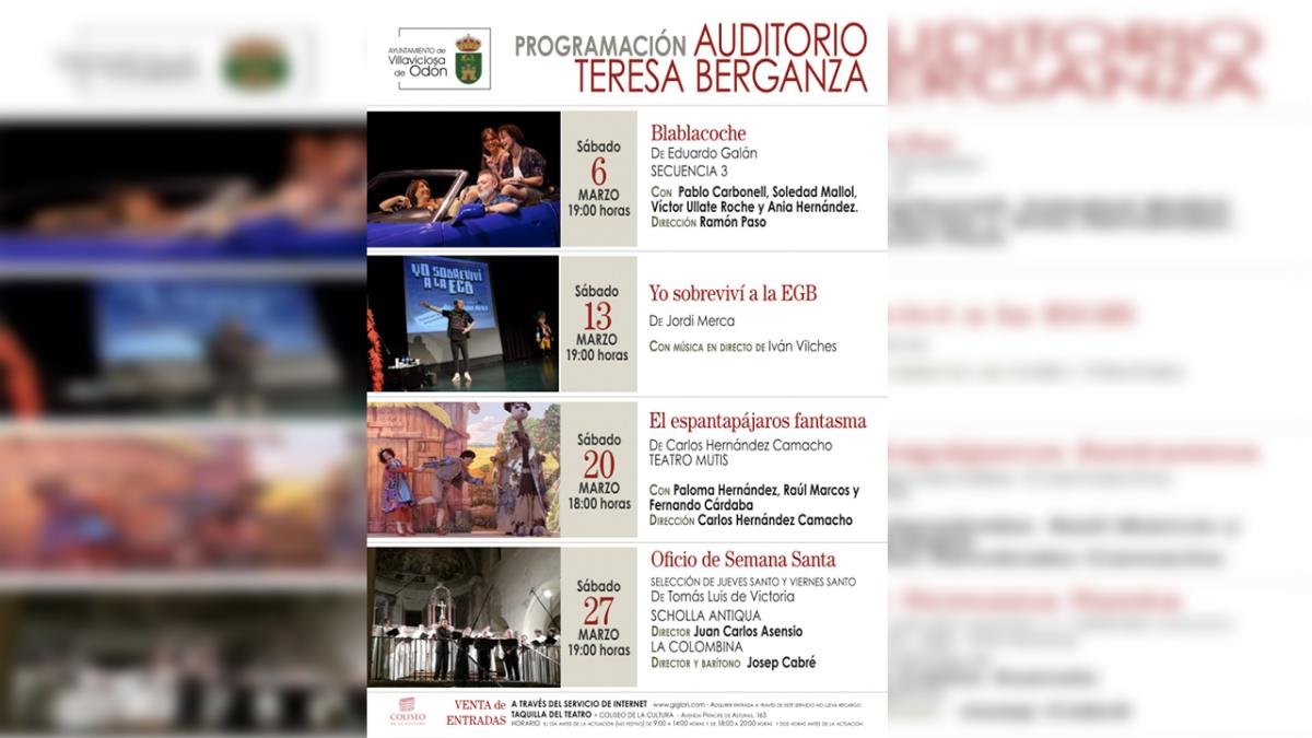 Descubre las actividades programadas para el mes de marzo