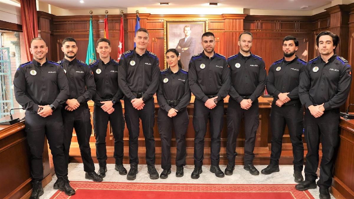 Villaviciosa incrementa en nueve agentes tras su toma de posesión una vez han superado el periodo de prácticas