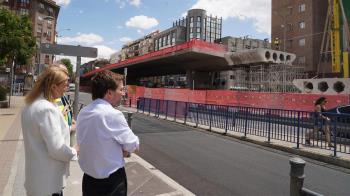 El alcalde y la delegada de Obras y Equipamientos han visitado los trabajos 