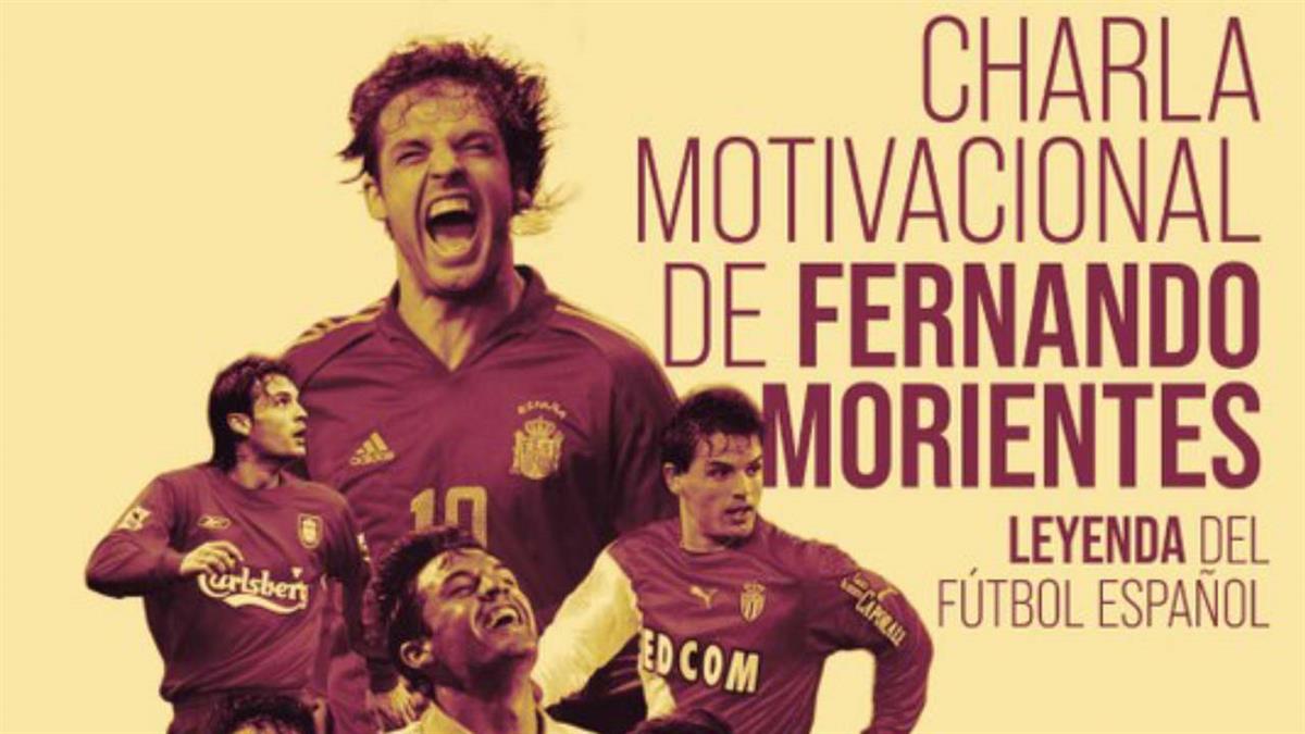 El exfutbolista dará una charla motivacional para niños y jóvenes en La Casa de la Juventud