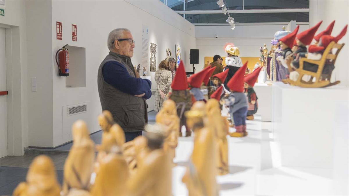 Con Antonio Basanta como acompañante en las visitas guiadas