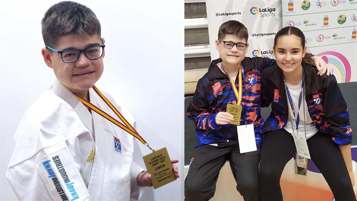 Miguel León Cozar gana el Campeonato de España de parakarate en discapacidad física, en categoría junior