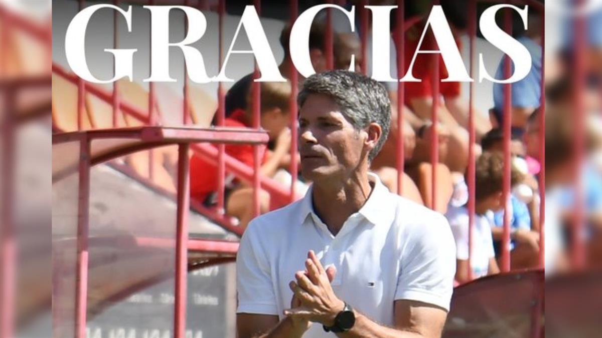 El club ha comunicado en la mañana del 14 de Octubre la no continuidad del técnico