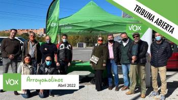 VOX Arroyomolinos no nos ha mandado su tribuna este mes