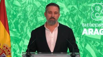 Santiago Abascal habla de “los límites” de su formación tras las elecciones en Aragón