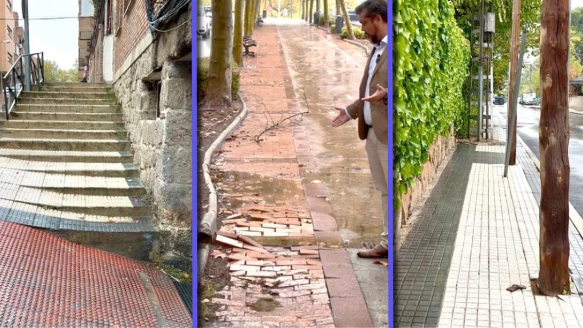 La formación verde ha reclamado en reiteradas ocasiones un Plan Integral de Renovación de Aceras