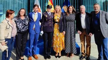 La primera teniente de Alcaldesa, Selene Durán, estuvo en los actos oficiales celebrados en Fuenlabrada