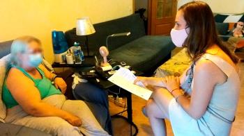 La vecina cuenta con un 85% de discapacidad