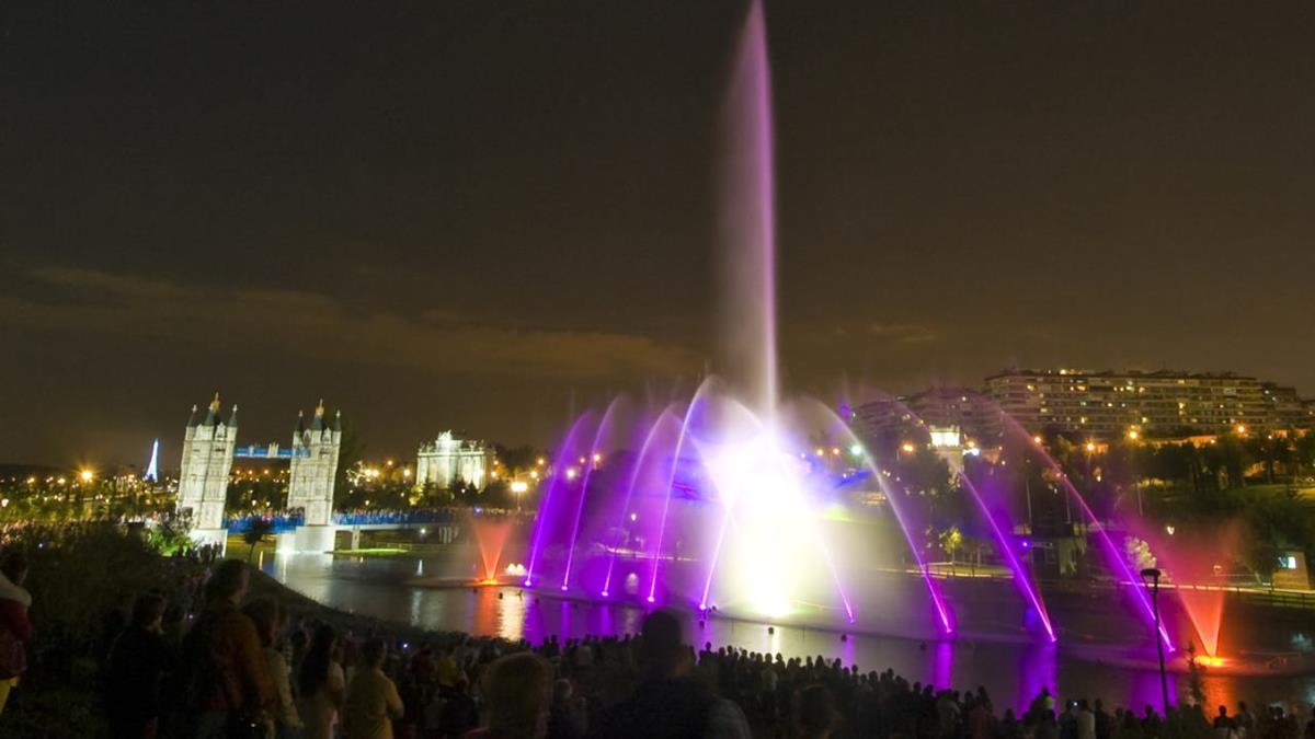 La propuesta de agua, luz y sonido está inspirada en Eurovisión