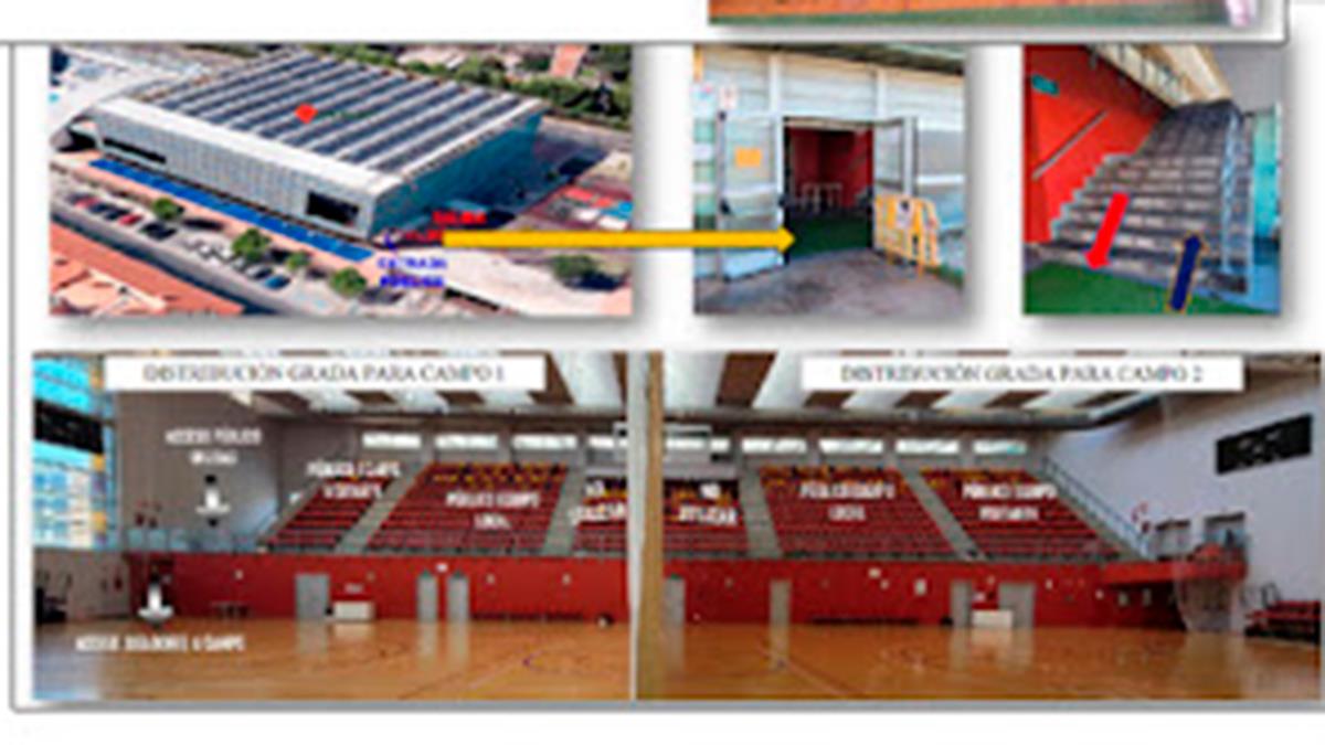 El Ayuntamiento permite que haya asistentes en los pabellones de Las Olivas y Agustín Marañón, y en centros que no contienen gradas