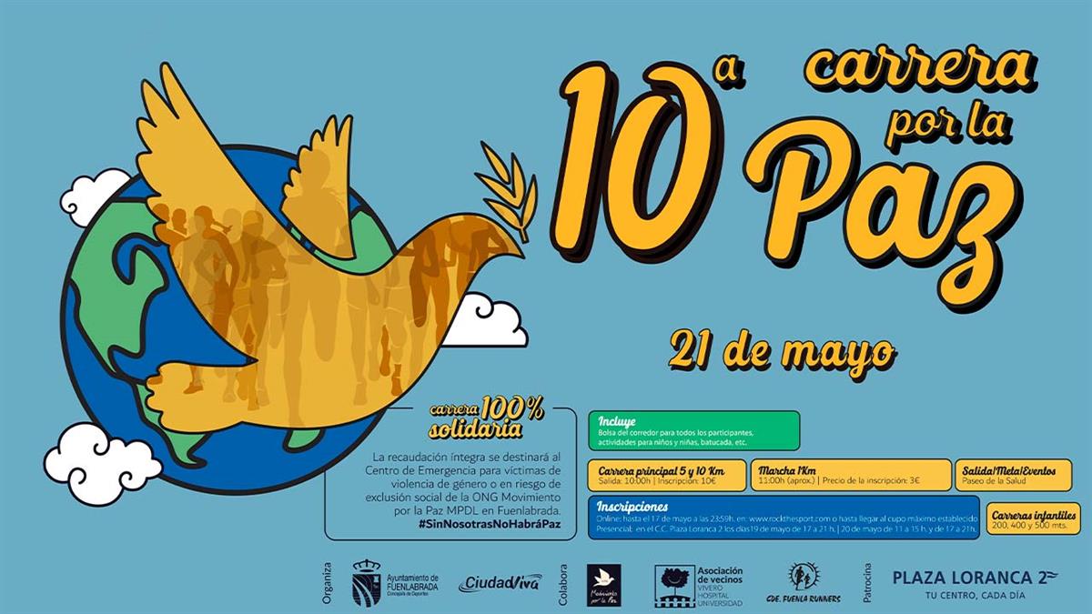 Es una cita deportiva, solidaria y lúdica para contribuir al mantenimiento del Centro de Emergencia para Víctimas de Violencia de Género de Fuenlabrada