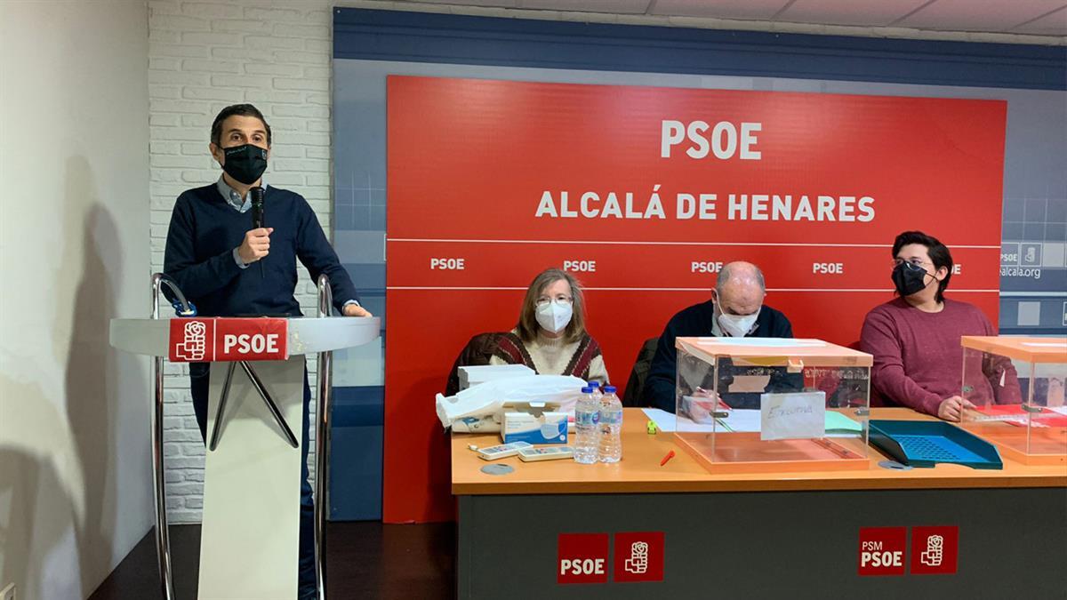Un 89,75% de los militantes respaldaron la candidatura de Javier Rodríguez Palacios