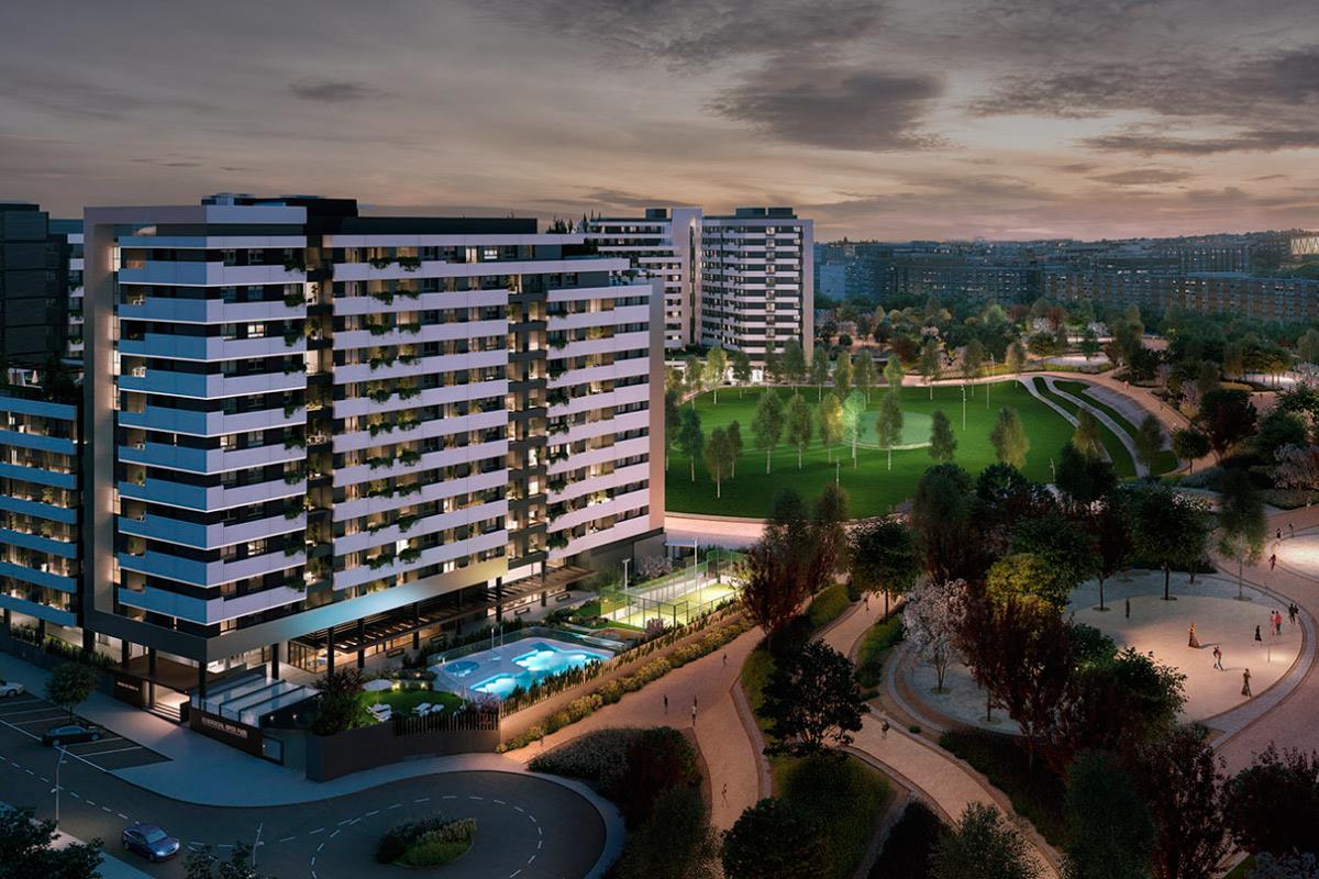 River Park será un moderno conjunto residencial de 223 pisos de obra nueva en Madrid Río