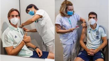 Han recibido en la mañana de este viernes la primera y única dosis de Janssen