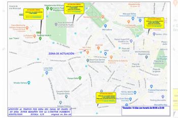 Se trata de la intersección de la Avenida del Dr Marañón con las calles San Vicente, Dr. Fleming y Charaima