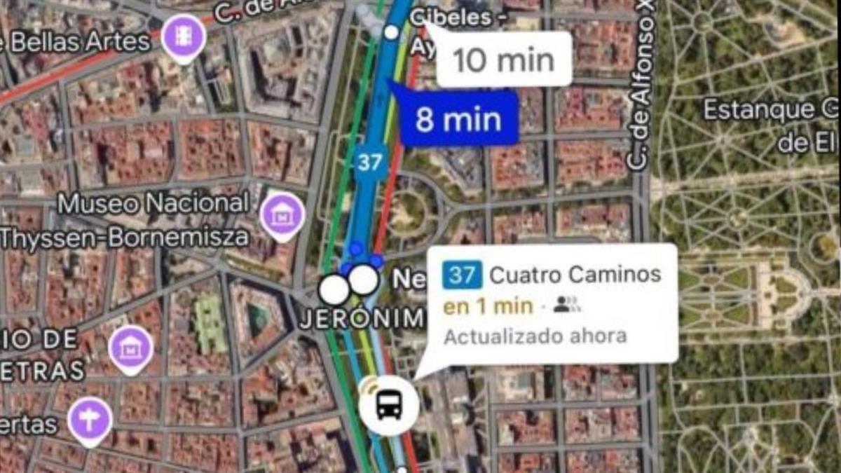 El usuario también podrá ver el tiempo de llegada estimado en Google Maps