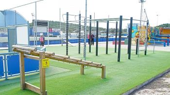 La Plaza de Toros se instaló solamente para las fiestas
