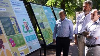 En la inauguración del nuevo tren eléctrico y de una exposición permanente
