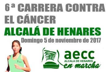 Alcalá acogerá este domingo 5 de noviembre la carrera solidaria contra el Cáncer, en beneficio de la Asociación Española Contra el Cáncer