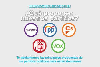 Los candidatos a la alcaldía de los principales partidos comparten con los lectores de Soyde. algunas de sus principales propuestas para la próxima legislatura 2019-2023