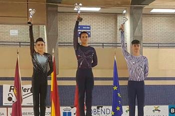 El patinador Daniel Sevillano se proclamó campeón masculino en el Campeonato Autonómico Juvenil de patinaje artístico