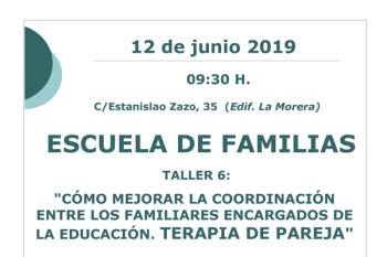 El taller se impartirá el 12 de junio a las 09:30 horas