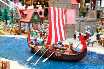 El Museo de la Ciudad de Móstoles inaugura hoy su particular muestra de Playmobil centrada en el universo vikingo