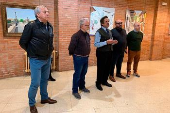 Las obras, una exposición de la Asociación de pintores amigos de Miguel Ángel Oyarbide 