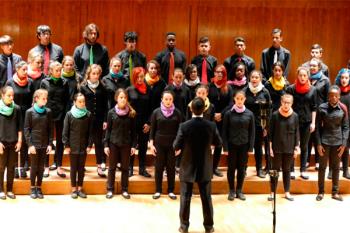 Ignacio Delgado, "responsable" de esta formación coral consiguió dos menciones honoríficas a la dirección